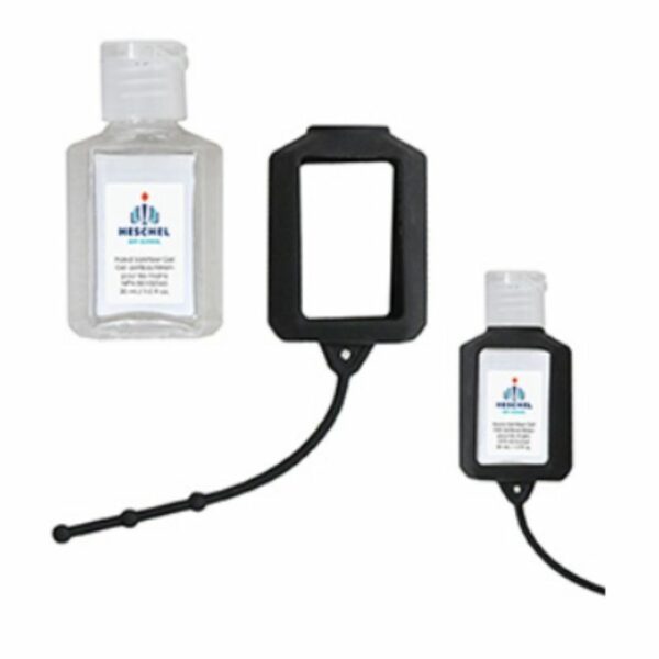 Custom Hand Sanitizer With Silicone Holder 30 ML. (1 FL. OZ.)