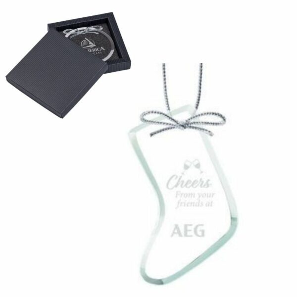 Custom Jade Ornament – Stocking (Many shapes available)