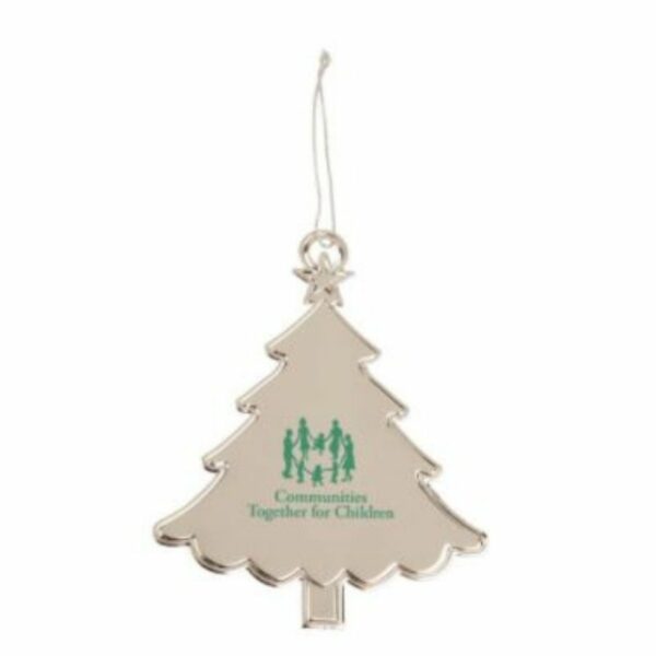 Custom The Joyful Tree Ornament - Silver