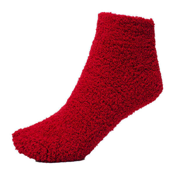 Wholesale Ladies' Softie Ankle Socks, 4-Pack - Asst. Prints ($3.00 Each) - Image 4