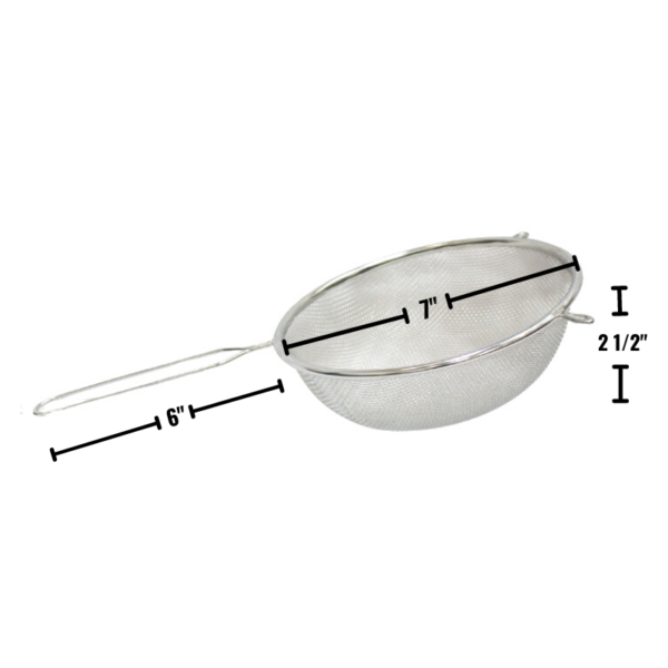 Wholesale 7'' Stainless Steel Strainer