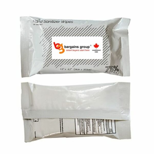 Custom Sanitizing Wipes, 5-Pack – Pocket Size