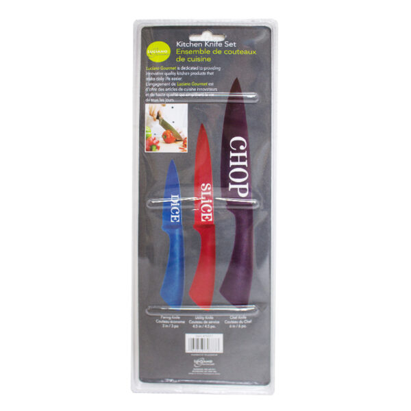 Wholesale Kitchen Knife Set, 3-Piece Set ($2.67 Each) - Image 2