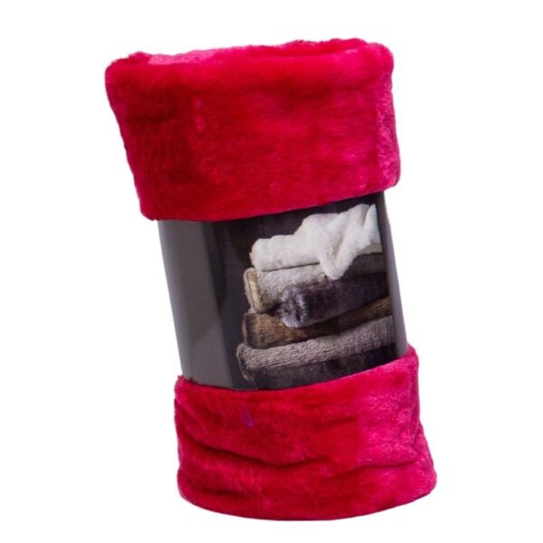 Wholesale Premium Asst. Plush Throw Blanket - Asst. Colours (50” x 60”) - Image 5