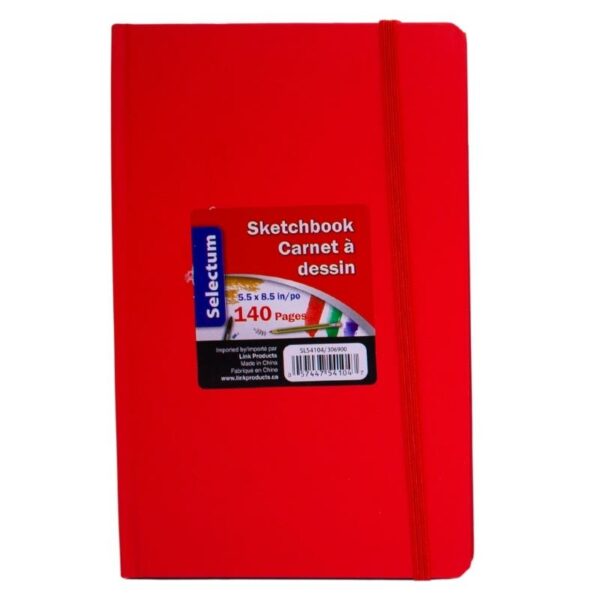 Wholesale Sketchbook/Notebook, Asst. Colours (Size: 5.5 x 8.5) - Image 2