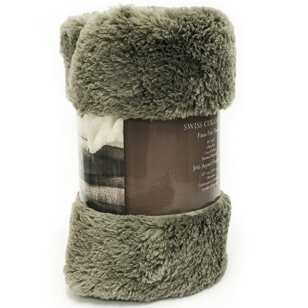 Wholesale Premium Asst. Plush Throw Blanket - Asst. Colours (50” x 60”) - Image 4