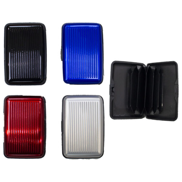 Wholesale Aluminum Card Protector Wallet - Asst. Colours