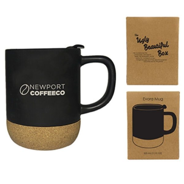 Custom Cork Base Ceramic Mug