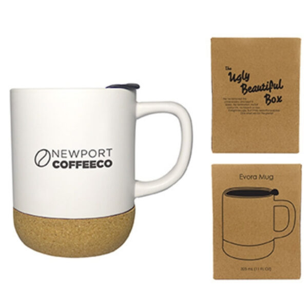 Custom Cork Base Ceramic Mug - Image 2
