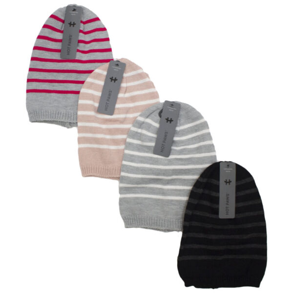 Wholesale Brand Name Youth Girls' Winter Slouch Toque - Asst. Colours (Age: 7-14 Years)