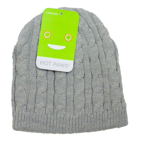 Wholesale Brand Name Kids' Cable Knit Winter Toque - Asst. Colours (4-6 Years) - Image 4