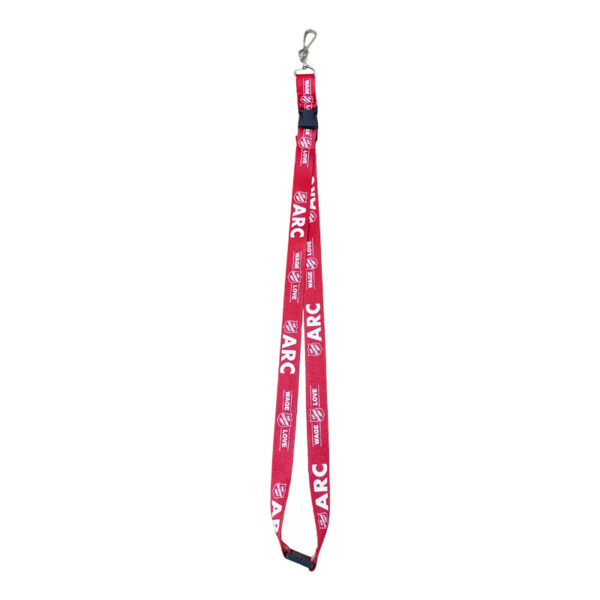 Custom 3/4" Silkscreened Flat Lanyard with Detachable Buckle - Image 2