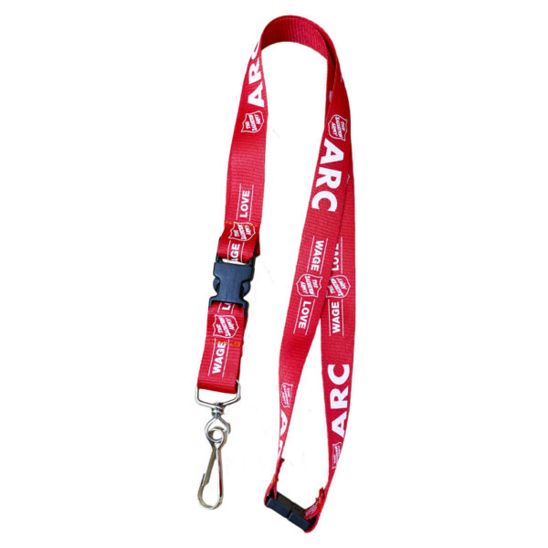 Custom 3/4" Silkscreened Flat Lanyard with Detachable Buckle