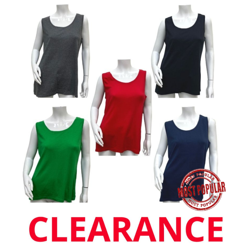 Wholesale Ladies Tank Tops Asst. Colours Size XS 2XL