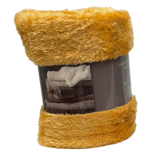 Wholesale Premium Asst. Plush Throw Blanket - Asst. Colours (50” x 60”) - Image 10