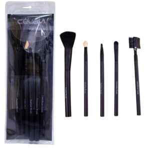 Wholesale Cosmetic Brush Set 5 Piece - Black