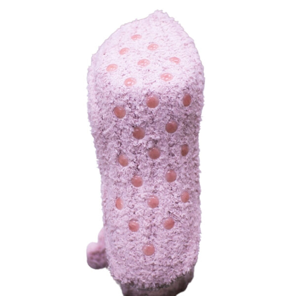 Wholesale Ladies’ Slipper Socks with Pom-Poms, Non-Slip/Skid, Asst. Colours (Size 9-11) - Image 7