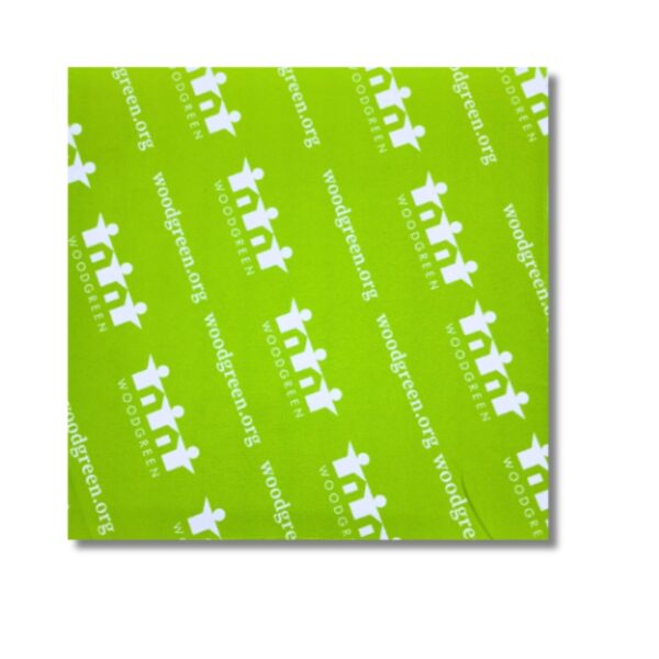 Custom Square Bandana, 22x22, Sublimated Edge to Edge 1 side - Image 2