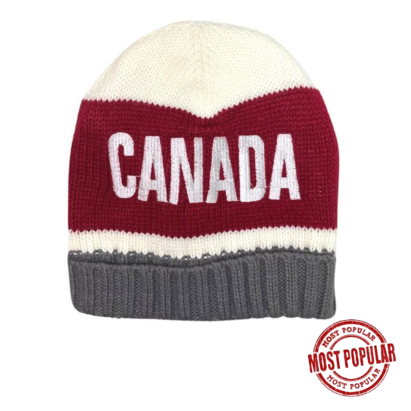 Wholesale Adult Canada Knit Winter Hats/Toque with Canada Text