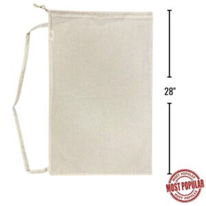 Wholesale Laundry Cinch Bag, 100% Cotton (Size 18″ x 28″)