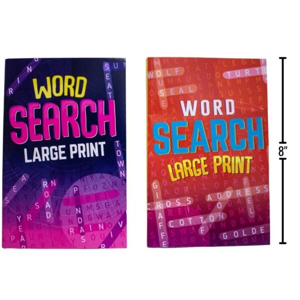 Wholesale Word Search Activity Books - Large Print (5" x 8")