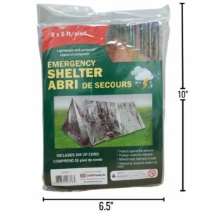 Emergency Shelter Tent - 8FT X 5FT