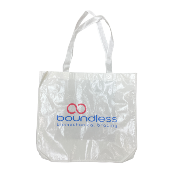 promotional Extra Large Fashion Shopping Tote Bag in white colour