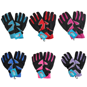 Wholesale Ladies'/Youth Ski Glove, Assorted Colours