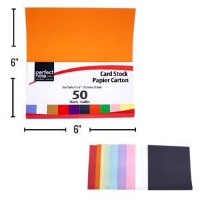 Wholesale 6x6" Card Stock, 50 sheets