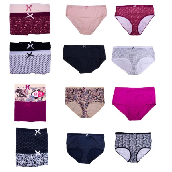 Wholesale Ladies’ Plus-size Underwear Asst. Prints, 2-Pack (Size: 2XL) ($2.50 Each) - Image 10