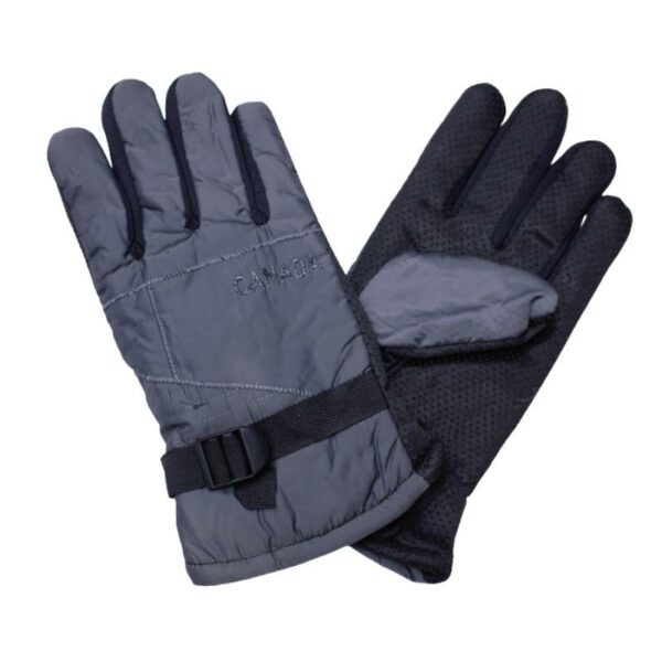 Wholesale Adult Fleece Ski Gloves with Adjustable Straps - Asst. Colours - Image 4