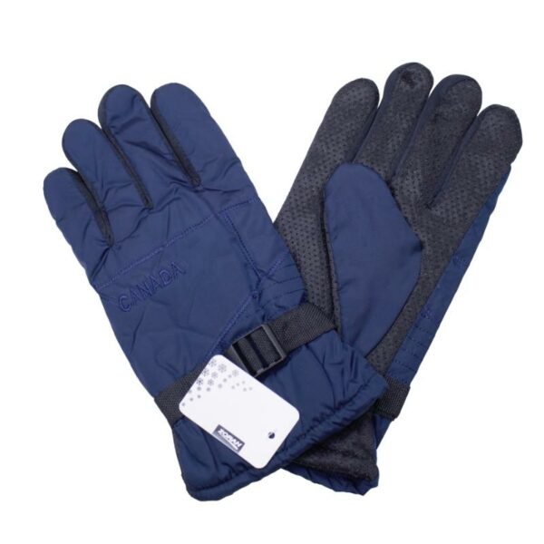Wholesale Adult Fleece Ski Gloves with Adjustable Straps - Asst. Colours - Image 2