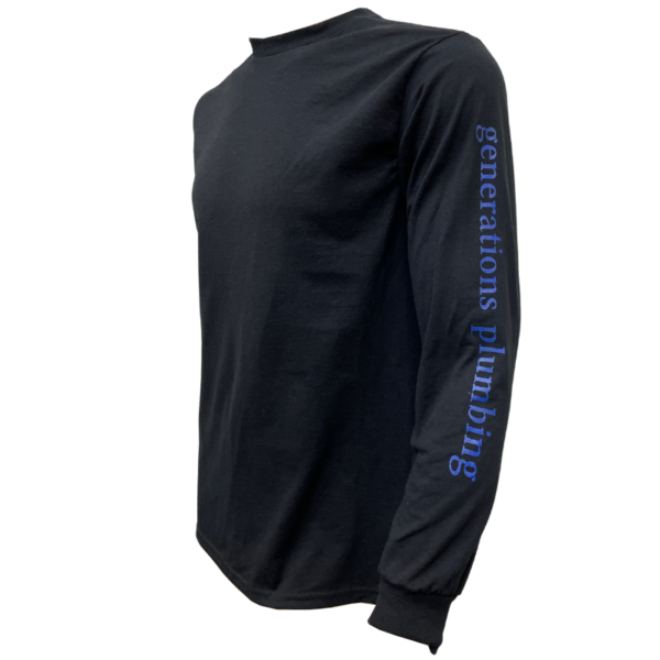Custom Adult Gildan Dry Blend Long Sleeve T-Shirt (Size: S - L)
