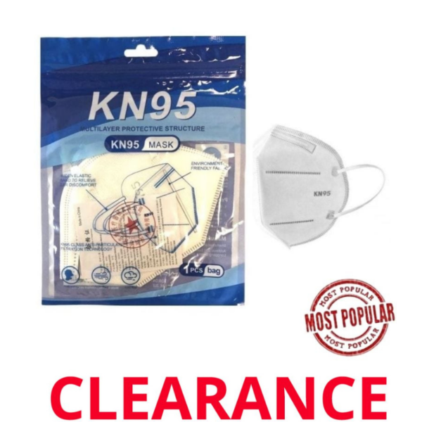 Wholesale High Filtration KN95 Face Mask, Non-Surgical - 1 Pack