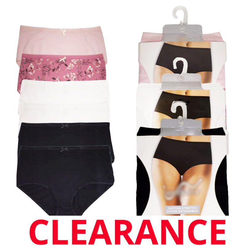 Wholesale Brand Name Ladies’ Full Cut Briefs, 2-Pack (Size 2XL) ($2.50 each)