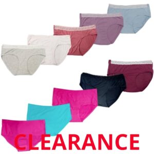 Wholesale Ladies’ Hipster Brief Asst. Colours and Styles (Size_ X-Large)