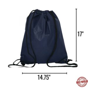 Wholesale Large Cinch Bag – Navy