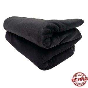 Wholesale Polar Fleece Blanket - Black (Size_ 60_ x 80_)