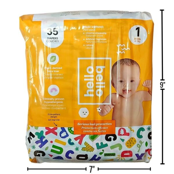 Hello Bello Diapers Size 1 - 35 PK (8-12lb)