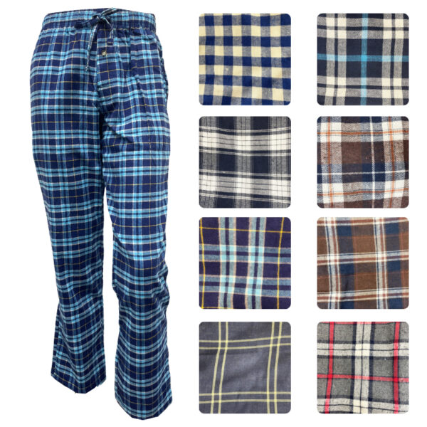 Wholesale Adult Flannel PJ Pants - Asst. Plaid (Size S-XL) - Image 2