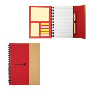 Custom Polar Star Spiral Journal With 175 Sticky Notes