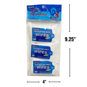 Wholesale 3-Pack Wet Wipes - Travel Size ($0.75 Each)