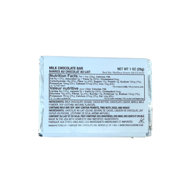 Custom 1 Oz. Molded Chocolate Wrapper Bar - Image 3