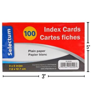 Wholesale 100-Pack Plain Index Cards ($0.04 Each)