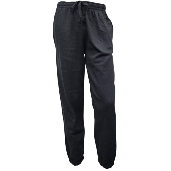 Wholesale Adult Fleece Track Pant Black