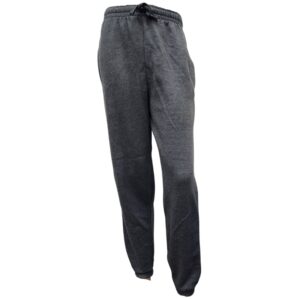 Wholesale Adult Fleece Track Pant Charcoal