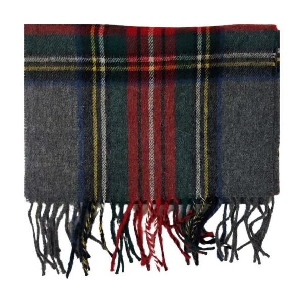 Wholesale Adult Wool & Cashmere Plaid Scarf - Asst Colours - Image 4