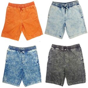 Wholesale Boys Denim Shorts - Asst. Colours Size 8–18