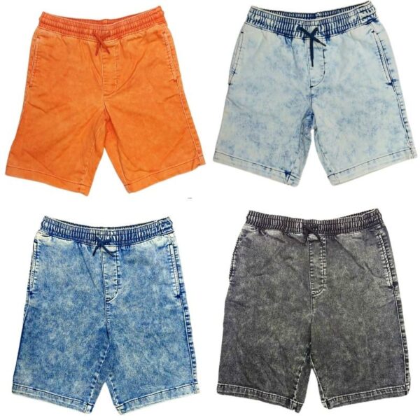 Wholesale Boys Denim Shorts - Asst. Colours Size 8–18