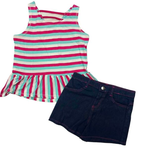 Wholesale Girls Tank & Short Set (Size: 7-12) - Image 5